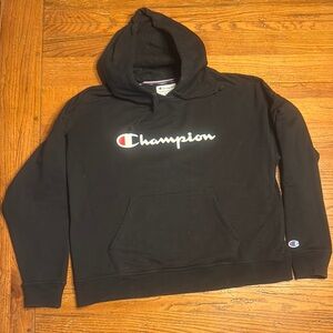Champion Black Pullover Hoodie